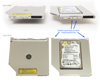 2nd HDD/SSD Caddy to replace Macbook Unibody superdrive /optical