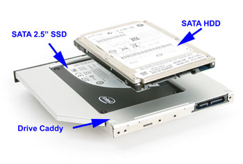 2nd HDD / SSD caddy, Acer TimelineX 5820t (5820)