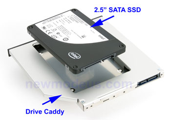 2nd HDD / SSD Caddy for Compaq CQ50, CQ60, CQ61, CQ70, CQ71#