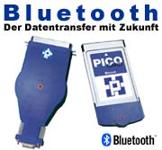 Bluetooth, Funk + Infrarot Datenübertragung