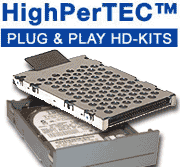Festplattenkits für Notebooks, PCs + Server