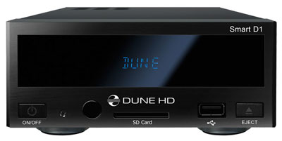 Dune HD Smart D1 - Der neue, modulare Netzwerk HD Media Player, ohne Laufwerke (intern 3.5" Festplatte nachrüstbar), mit einem Frontdisplay