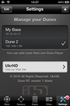 Dune Remote iPhone / iPad App Ansicht 4