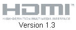 HDMI Version 1.3 Schnittstelle für beste Videokompatibilität