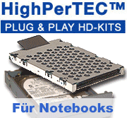 Komplette Festplattenkits für Marken-Notebooks, PCs und Server mit hohen Kapazitäten