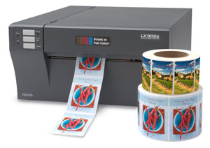 Der LX900e ist Primeras neuester, schnellster und effizientester Farbetikettendrucker