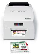 PX450e Farbetiketten und Barcodedrucker