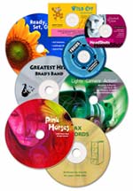 Professionell gestaltete CDs und DVDs. Mit Primera DiscPublisher Systemen für jedermann kein Problem uach bei kleinen Auflagen